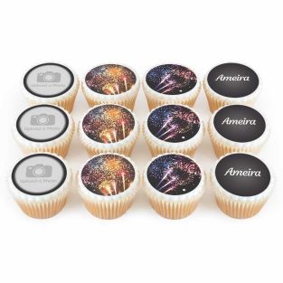 12 Firework Cupcakes