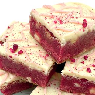 Raspberry Blondies