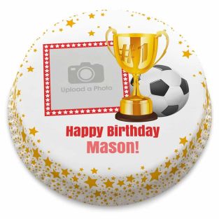 Football Trophy Cake