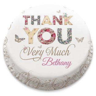 Classic Floral Thank You Cake