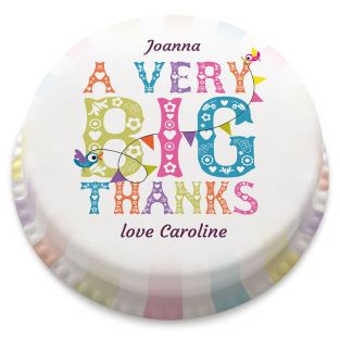 Very Big Thanks Cake