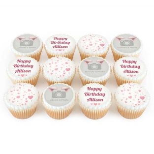 12 Cute Pig Photo Cupcakes