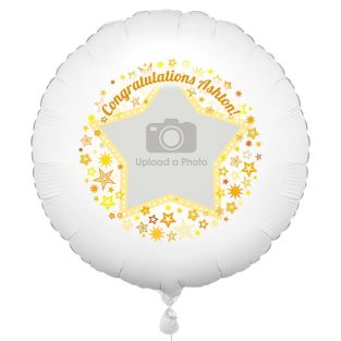 Gold Star Photo Balloon