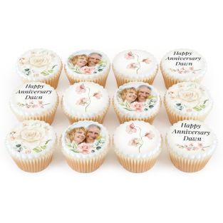 Pastel Flower Cupcakes