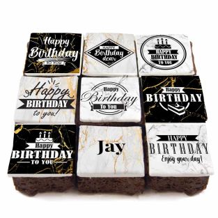 9 Let It Snow Brownies