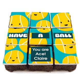 Tennis Ball Brownies