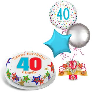 40th Rainbow Dots Gift Set