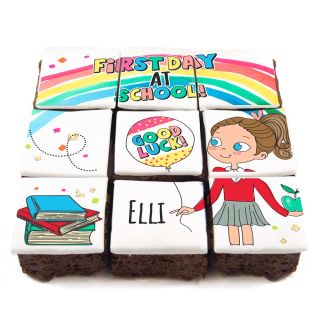 Autumnal School Girl Brownie