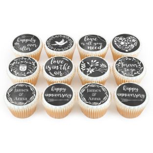 Black And White Cupcakes