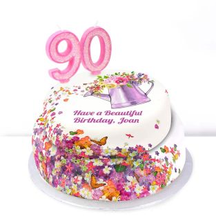 90th Birthday Gardening Cake