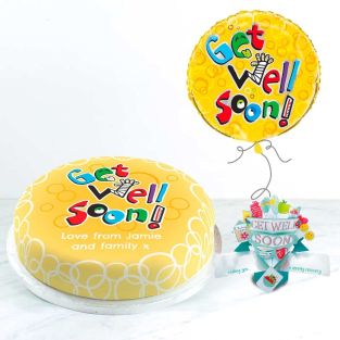 Get Well Soon Balloon Gift Set