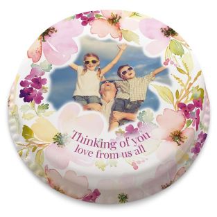 Blooming Photo Cake