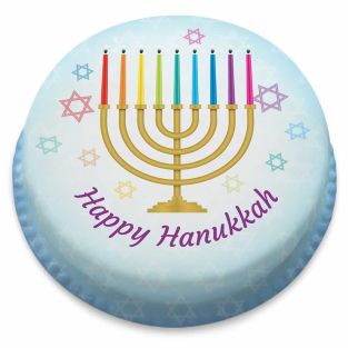 Menorah Cake
