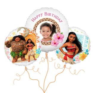 Disney Moana Photo Balloon Bouquet