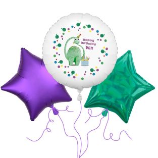 Green Dinosaur Balloon Bouquet