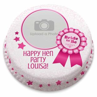 Bride to Be Photo Cake