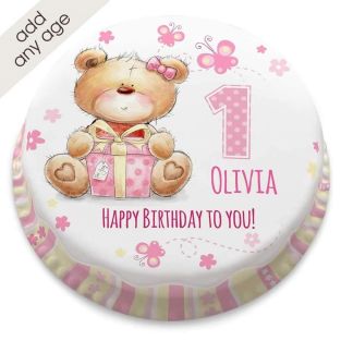 Any Age Pink Ted Cake