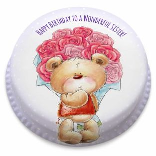 Bunch of Roses Ted Cake