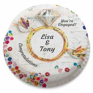 Engagement Ring Cake