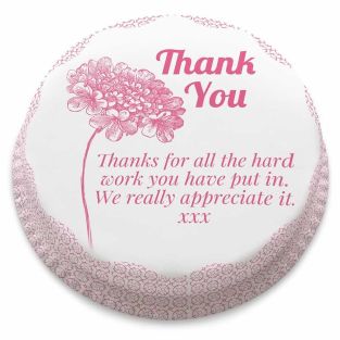 Thank You Flower Cake