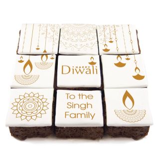 Simple Diwali Brownies