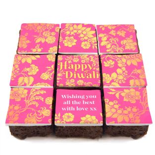Pretty Diwali Brownies