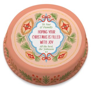 Vintage Christmas Cake