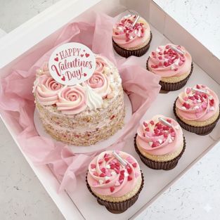 Vanilla Valentine's Bento Box