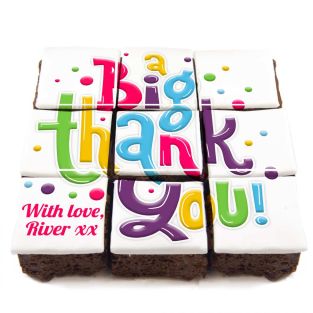 Big Thank You Brownies