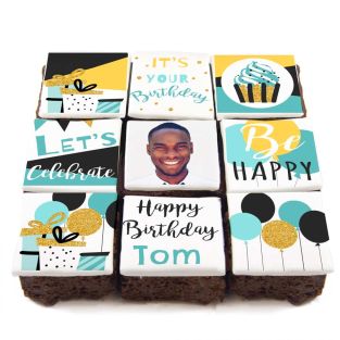 Keep Calm Dark Grey Cake - cancelled