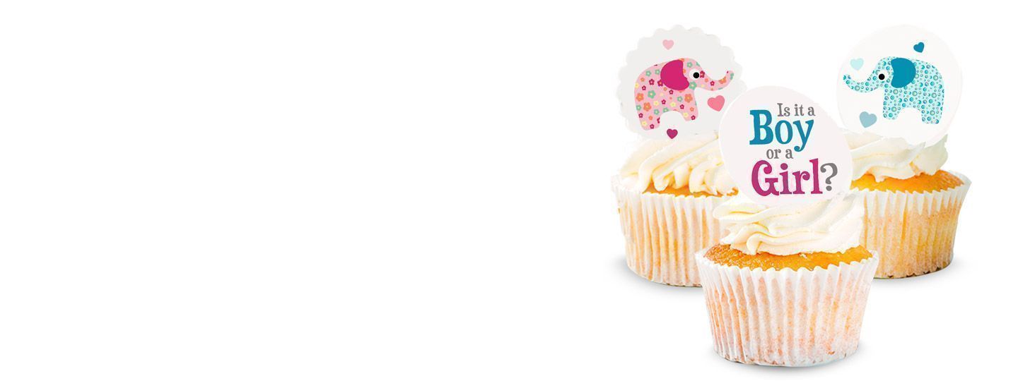 baby shower cupcakes