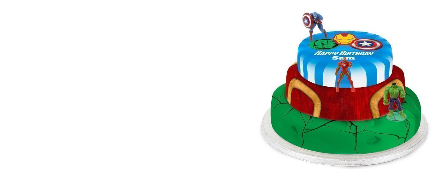 superhero cakes